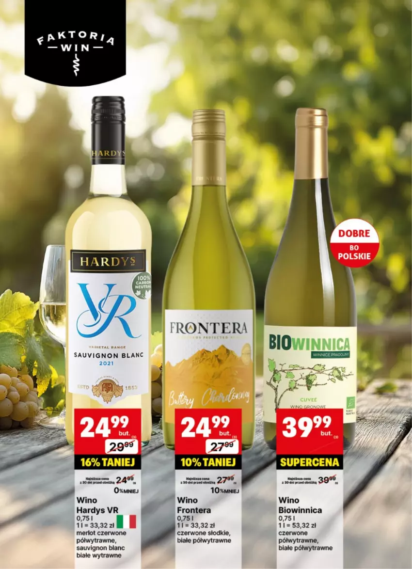 Gazetka promocyjna Delikatesy Centrum - DeliBarek DC20-DC21 - ważna 12.05 do 25.05.2025 - strona 4 - produkty: Merlot, Sauvignon Blanc, Tera, Wino