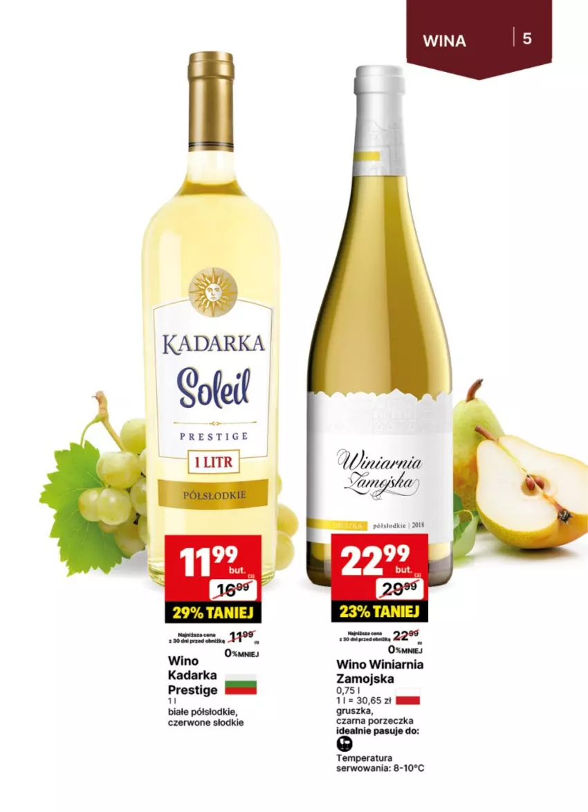 Gazetka promocyjna Delikatesy Centrum - DeliBarek DC20-DC21 - ważna 12.05 do 25.05.2025 - strona 5 - produkty: Por, Ser, Winiarnia Zamojska, Wino