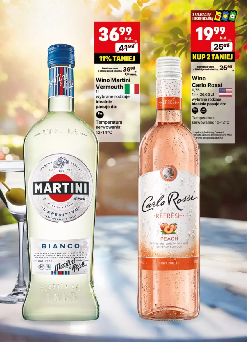 Gazetka promocyjna Delikatesy Centrum - DeliBarek DC20-DC21 - ważna 12.05 do 25.05.2025 - strona 6 - produkty: Martini, Ser, Vermouth, Wino