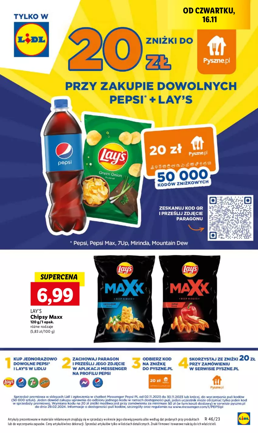 Gazetka promocyjna Lidl - GAZETKA - ważna 16.11 do 18.11.2023 - strona 37 - produkty: Chipsy, Lay’s