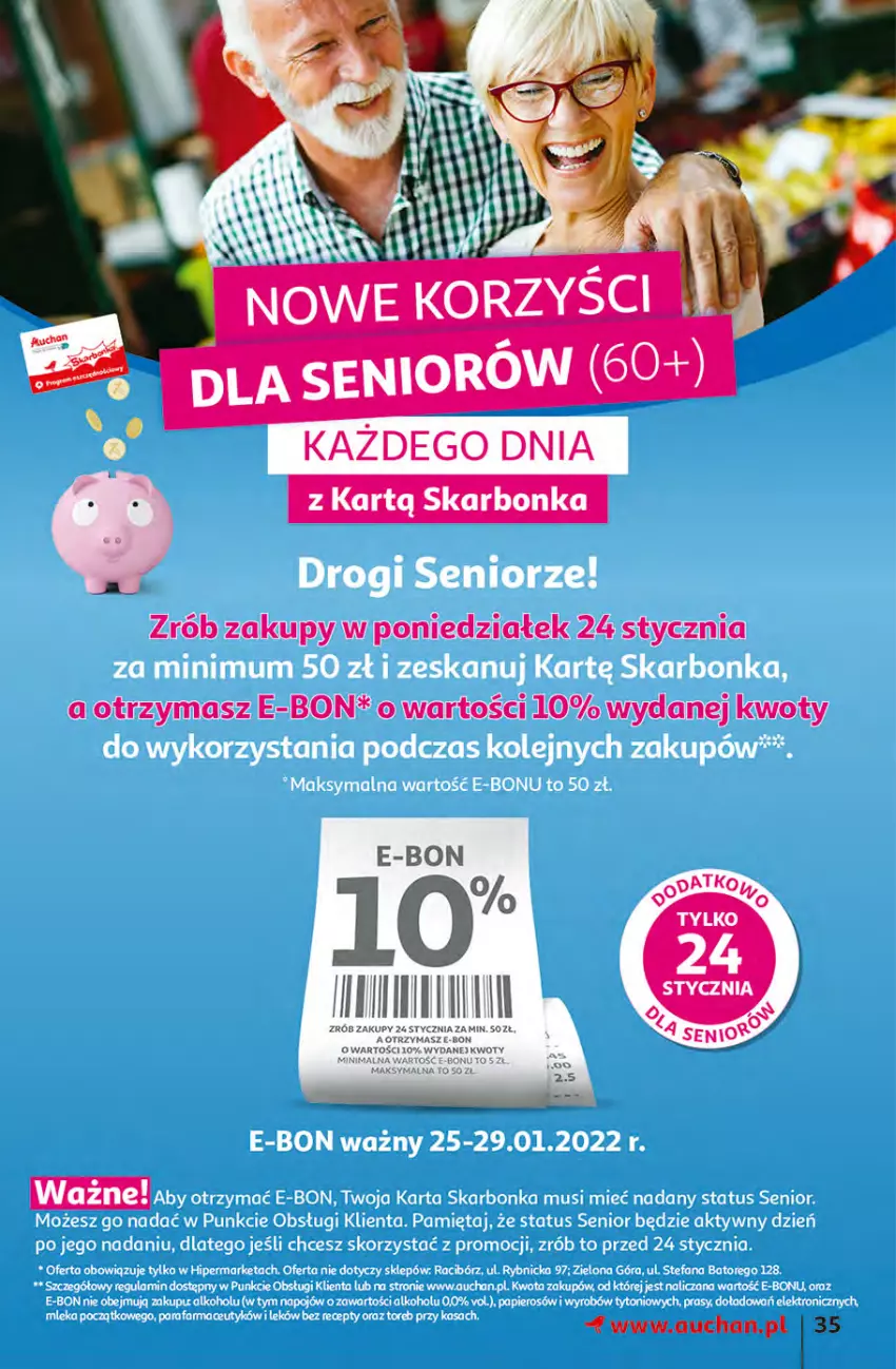 Gazetka promocyjna Auchan - przeNISKIE CENY z Maxi Pakami Hipermarkety - ważna 20.01 do 26.01.2022 - strona 35