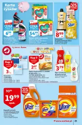 Gazetka promocyjna Auchan - przeNISKIE CENY z Maxi Pakami Hipermarkety - Gazetka - ważna od 26.01 do 26.01.2022 - strona 25 - produkty: Piec, Płyn do prania, Do mycia naczyń, Pampers, Papier, Bref, Torebki do pieczenia, Vizir, Płyn do wc, Papier do pieczenia, Fa