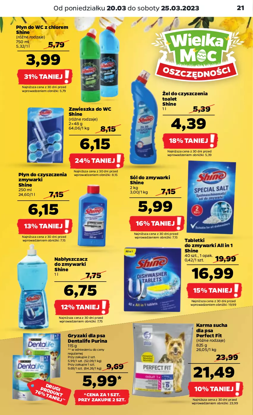 Gazetka promocyjna Netto - Artykuły spożywcze - ważna 20.03 do 25.03.2023 - strona 21 - produkty: Gry, Płyn do wc, Pur, Purina, Sól, Tablet, Tabletki do zmywarki, Zawieszka do wc, Zmywarki