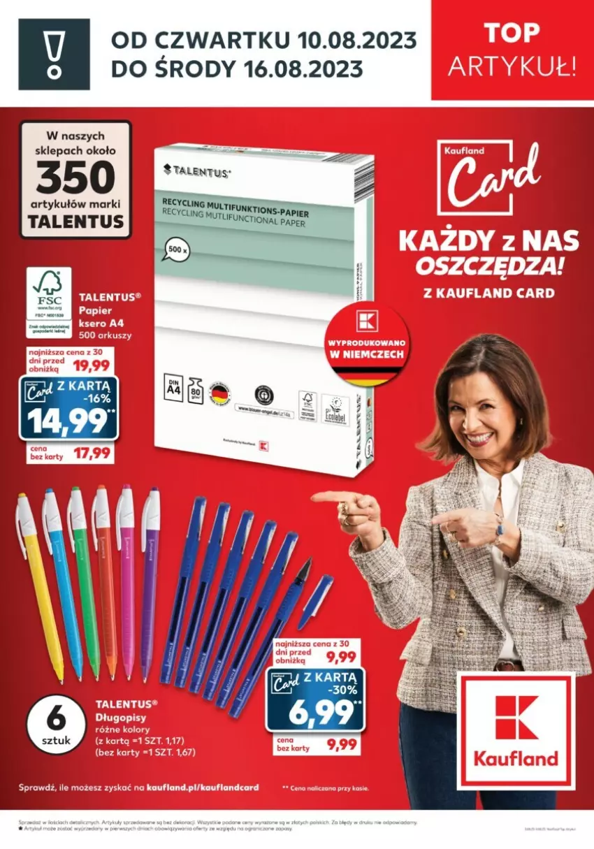 Gazetka promocyjna Kaufland - ważna 10.08 do 16.08.2023 - strona 1