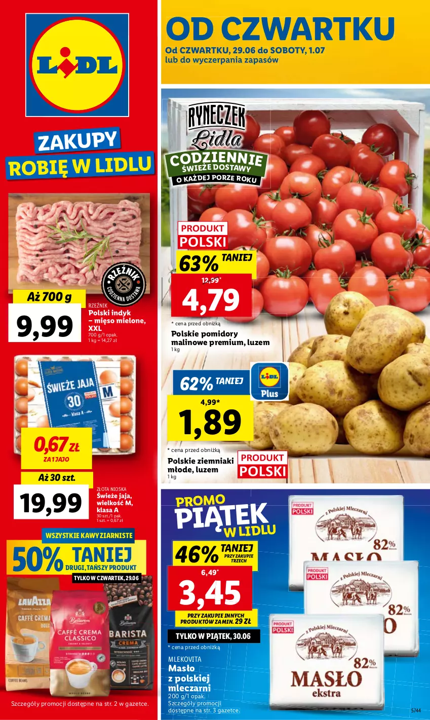 Gazetka promocyjna Lidl - GAZETKA - ważna 29.06 do 01.07.2023 - strona 1 - produkty: Mięso, Por, Ziemniaki