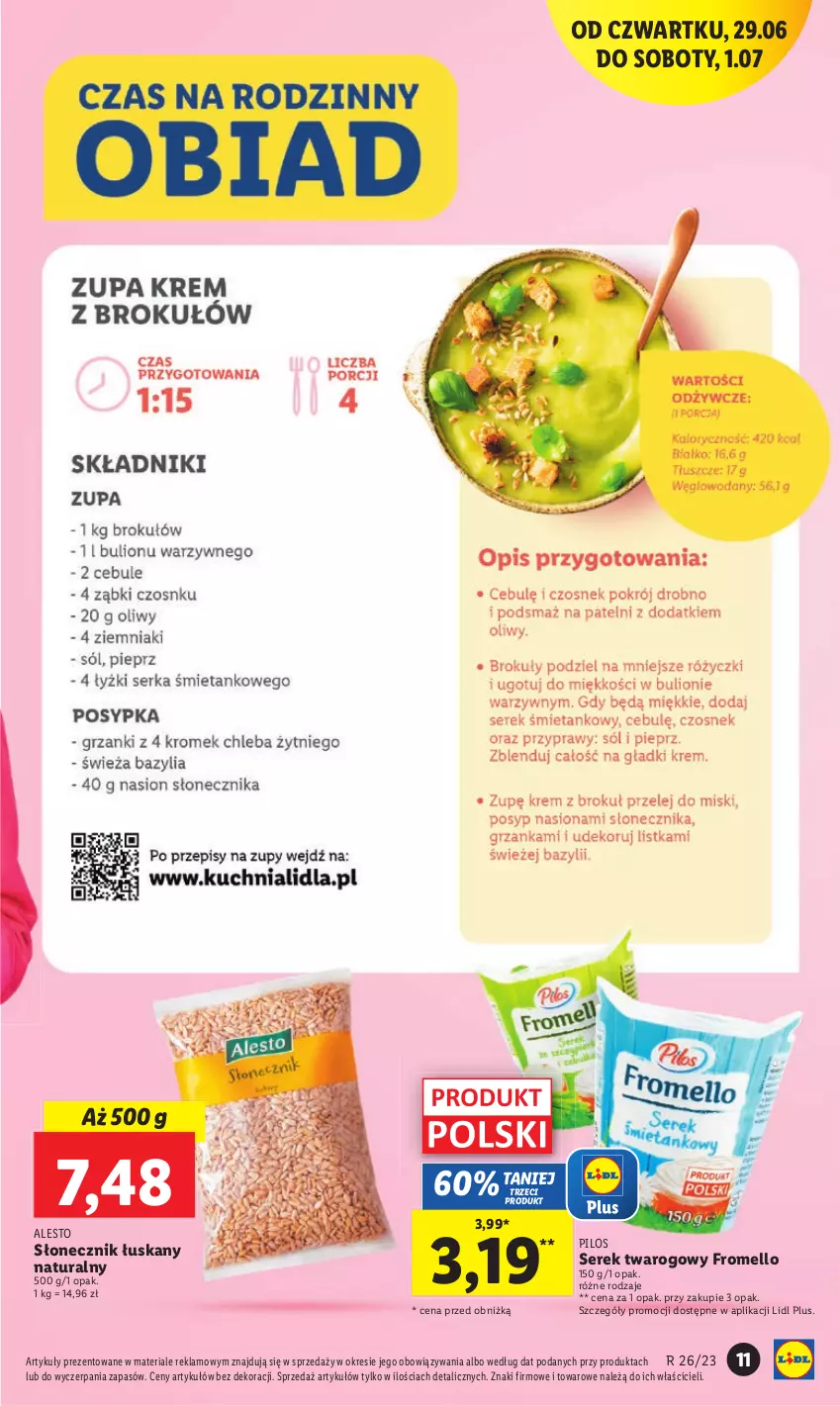 Gazetka promocyjna Lidl - GAZETKA - ważna 29.06 do 01.07.2023 - strona 15 - produkty: Pilos, Ser, Serek, Serek twarogowy