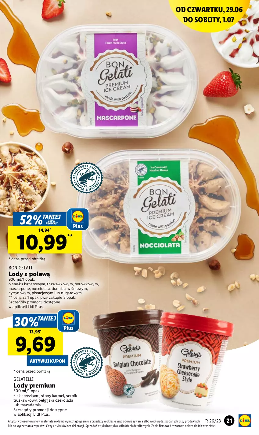 Gazetka promocyjna Lidl - GAZETKA - ważna 29.06 do 01.07.2023 - strona 27 - produkty: Czekolada, LG, Mascarpone, Ser