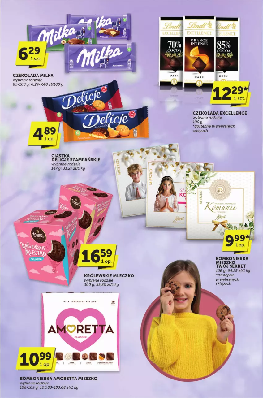 Gazetka promocyjna ABC - ważna 30.04 do 13.05.2025 - strona 22 - produkty: Ciastka, Czekolada, Delicje, Kret, Królewski, Królewskie Mleczko, Milka, Mleczko