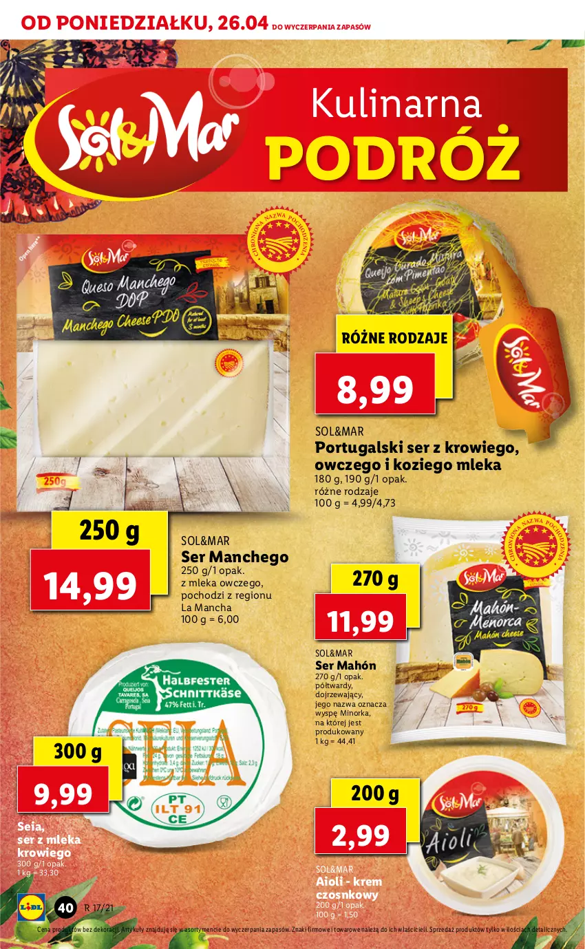 Gazetka promocyjna Lidl - GAZETKA - ważna 26.04 do 28.04.2021 - strona 40 - produkty: Orka, Por, Ser