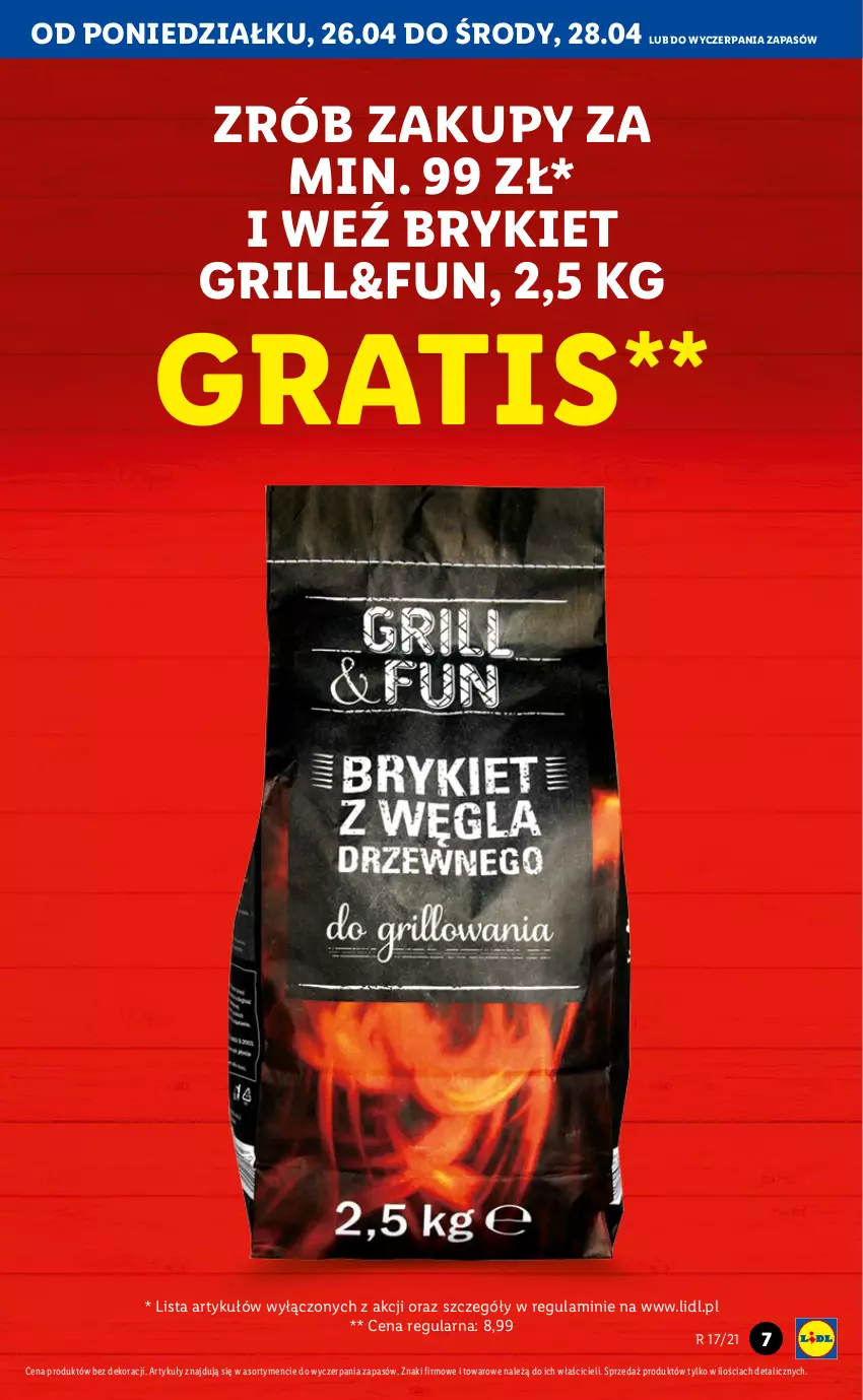 Gazetka promocyjna Lidl - GAZETKA - ważna 26.04 do 28.04.2021 - strona 7 - produkty: Gra, Grill