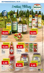 Gazetka promocyjna Lidl - GAZETKA - Gazetka - ważna od 28.04 do 28.04.2021 - strona 25 - produkty: Sos tabasco, Piec, Sos, Gin, Gra, Czosnek, Przyprawy, Pieczarka, Spaghetti, Bazyl, Oliwa z oliwek, Monini, Pudliszki, Bazylia, Kamis