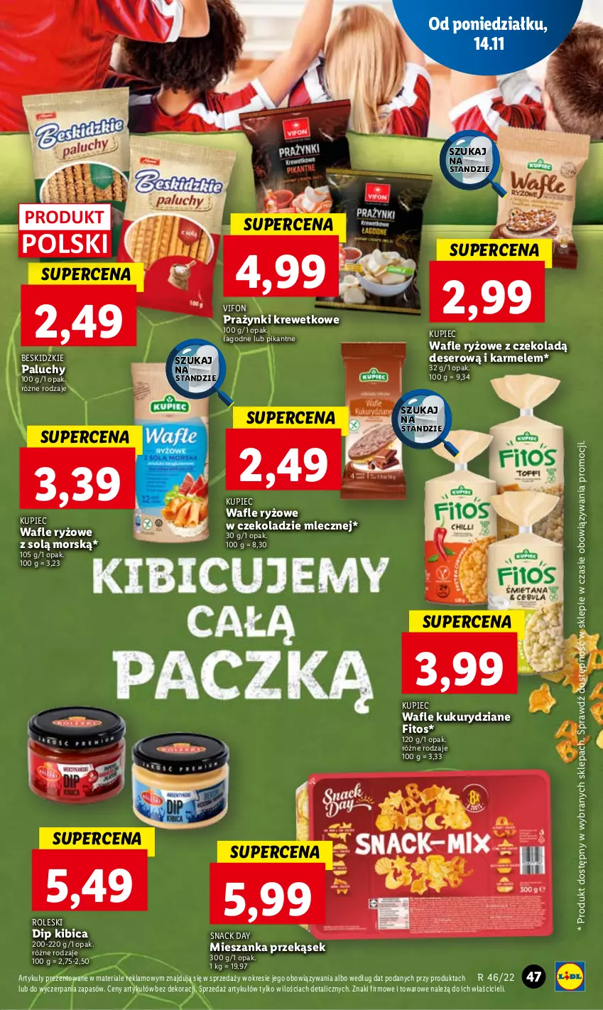 Gazetka promocyjna Lidl - GAZETKA - ważna 14.11 do 16.11.2022 - strona 57 - produkty: Beskidzki, BIC, Deser, Kupiec, Piec, Ryż, Ser