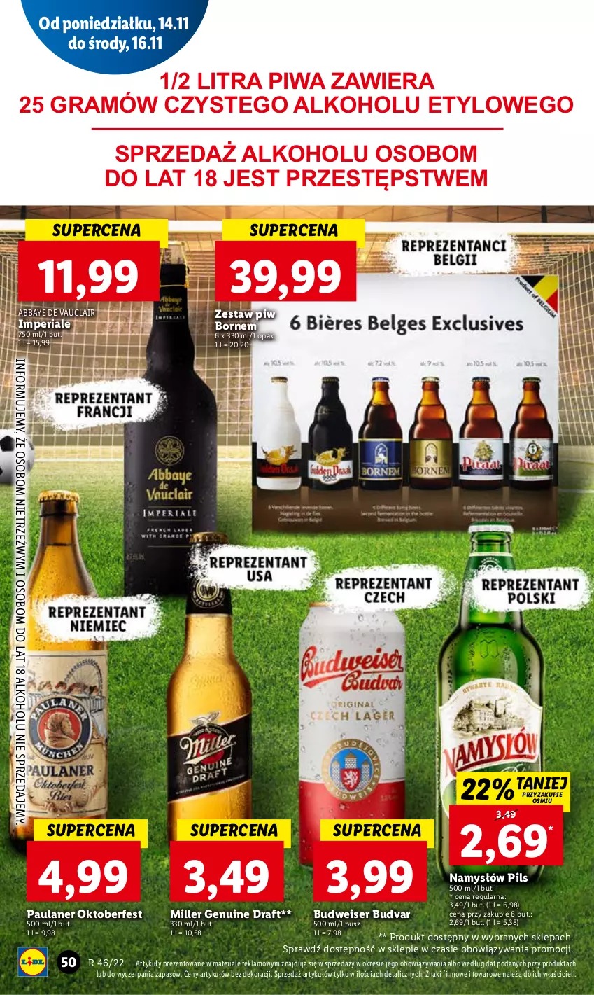 Gazetka promocyjna Lidl - GAZETKA - ważna 14.11 do 16.11.2022 - strona 60 - produkty: Gra, Namysłów, Piwa, Ser