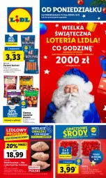 Gazetka promocyjna Lidl - GAZETKA - Gazetka - ważna od 16.11 do 16.11.2022 - strona 1 - produkty: Kurczak, Top, Por, Gra, Parówki, Maliny, Morliny, Owoce, Olej, Berlinki, Owoce suszone