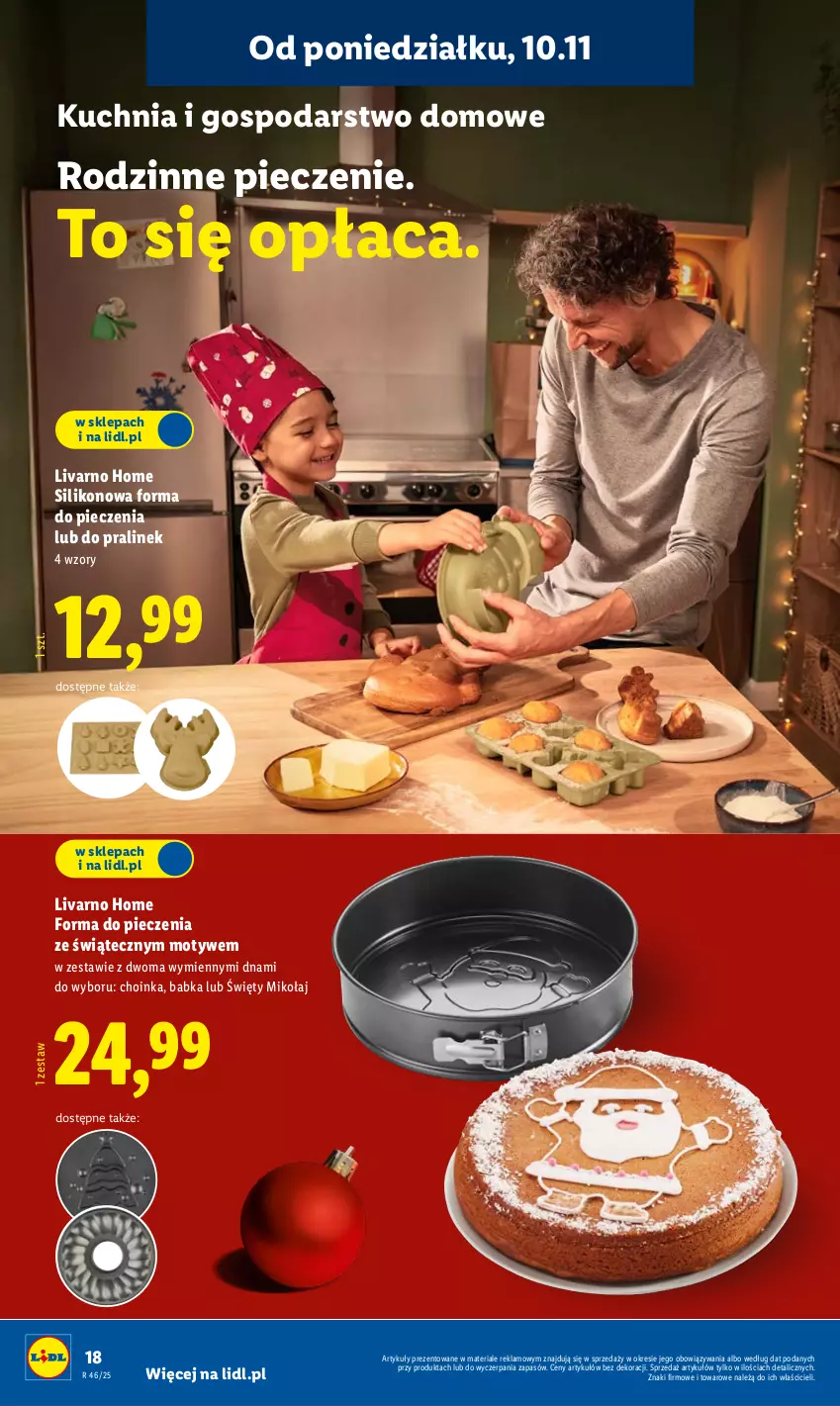 Gazetka promocyjna Lidl - GAZETKA - ważna 10.11 do 15.11.2025 - strona 22 - produkty: Babka, Choinka, Forma do pieczenia, Inka, Ivar, Kuchnia, Piec