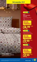 Gazetka promocyjna Lidl - GAZETKA - Gazetka - ważna od 15.11 do 15.11.2025 - strona 33 - produkty: Ivar, Pościel, Poszewka