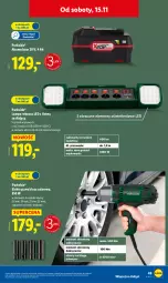 Gazetka promocyjna Lidl - GAZETKA - Gazetka - ważna od 15.11 do 15.11.2025 - strona 53 - produkty: Parkside, Lampa robocza LED, Rum, Regał, Lampa, Klucz udarowy, Akumulator
