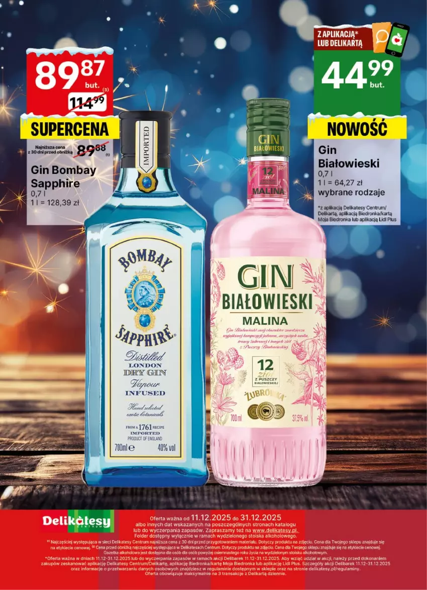 Gazetka promocyjna Delikatesy Centrum - Delibarek DC50-DC51-DC52 - ważna 11.12 do 31.12.2025 - strona 31 - produkty: Dron, Gin, Por, Rama, Rum, Tran
