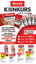 Gazetka promocyjna Intermarche - Gazetka Intermarche - Gazetka - ważna od 08.11 do 08.11.2023 - strona 11 - produkty: Kurczak, Szynka wieprzowa, Szynka, Schab wieprzowy, Poledwica sopocka, Kiełbasa, Olewnik