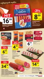 Gazetka promocyjna Intermarche - Gazetka Intermarche - Gazetka - ważna od 08.11 do 08.11.2023 - strona 13 - produkty: Top, Salami, Bell, Madej Wróbel, Pasztet, Szynka, Tarczyński, Pieprz, Salami z papryką, Morliny, Boczek, Frankfurterki, Kabanos, Kiełbasa