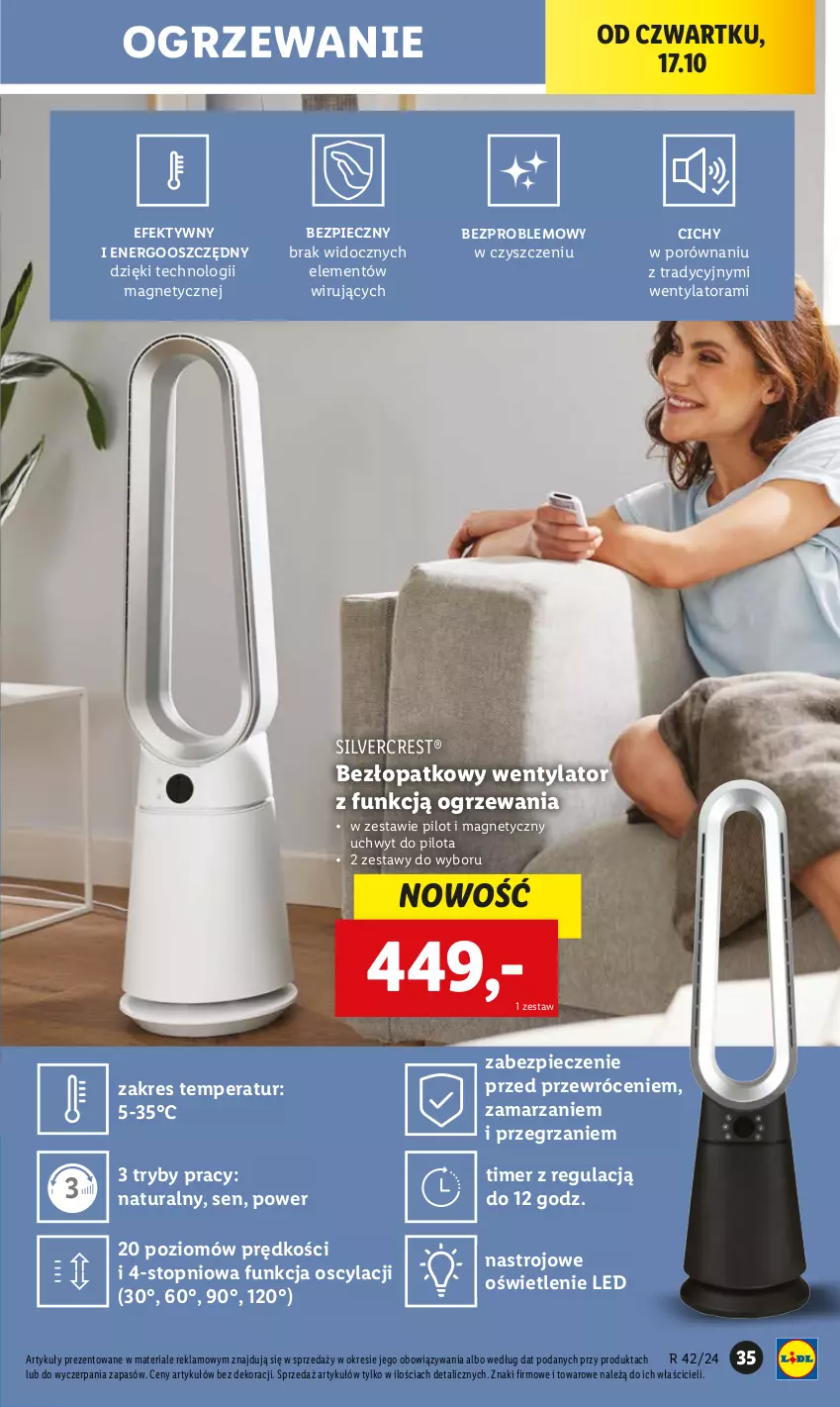 Gazetka promocyjna Lidl - GAZETKA - ważna 14.10 do 19.10.2024 - strona 37 - produkty: Ogrzewanie, Piec, Por, Silvercrest, Top