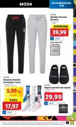 Gazetka promocyjna Lidl - GAZETKA - Gazetka - ważna od 19.10 do 19.10.2024 - strona 13 - produkty: Kapcie, Karp, Dres, Moda, Spodnie, Spodnie dresowe