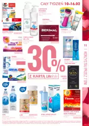 Gazetka promocyjna Super Pharm - Gazetka - Gazetka - ważna od 16.02 do 16.02.2022 - strona 11 - produkty: Por, Lactacyd, Iskial, Krople do oczu, Skyn, Therm Line, Scholl, Unimil, Doppelherz, Woda, Prezerwatyw, Durex