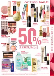 Gazetka promocyjna Super Pharm - Gazetka - Gazetka - ważna od 16.02 do 16.02.2022 - strona 5 - produkty: Pupa, Makijaż, Long 4 Lashes, Sally Hansen, Top, Ser, Rum, Eveline, Bell, Maybelline, Rajstopy, Kosmetyki do pielęgnacji, L’Oréal, Serum, Max Factor, Bourjois, Garnier, Podkład, Lakier, Fa