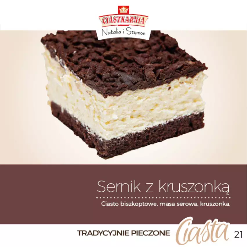 Gazetka promocyjna Topaz - Gazetka - ważna 04.06 do 31.12.2025 - strona 21 - produkty: Ciastka, Piec, Ser