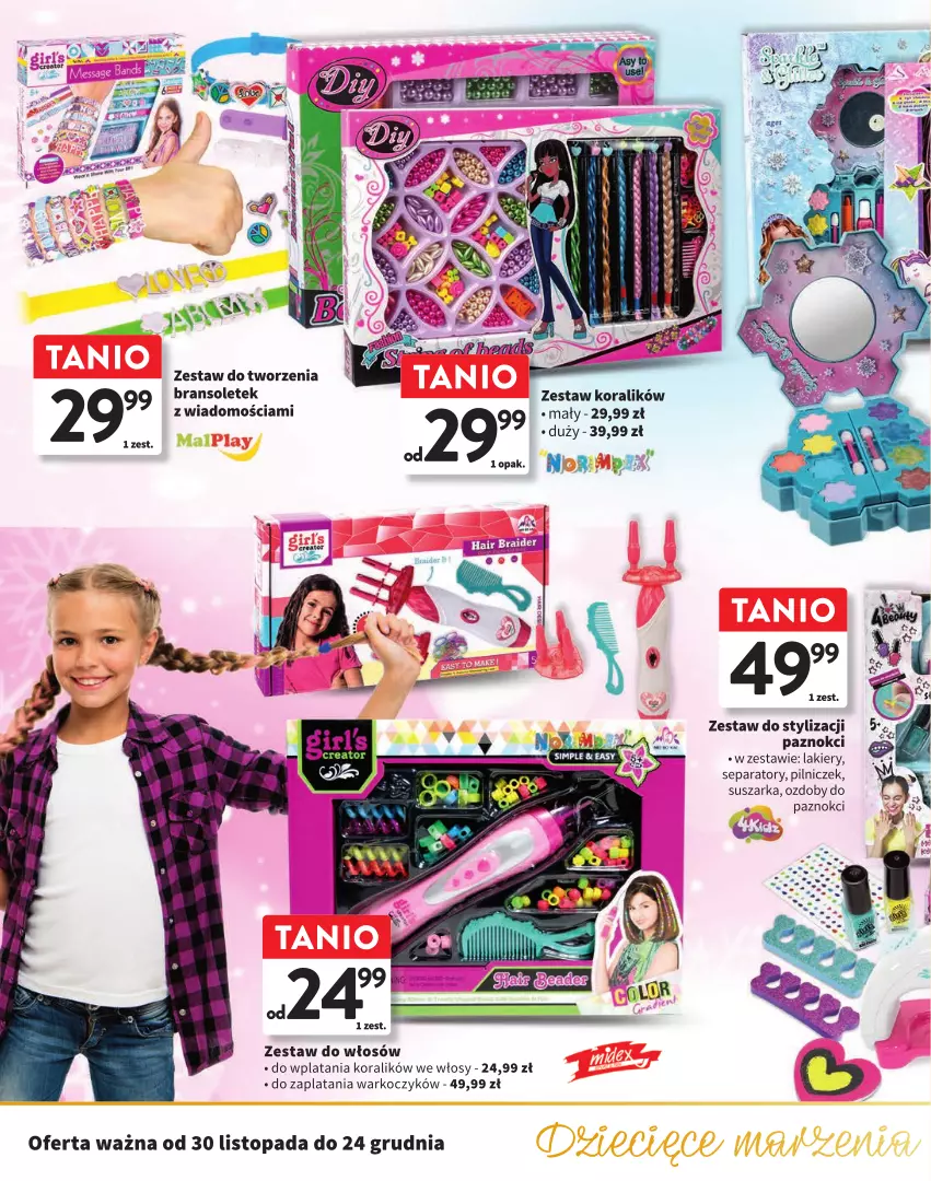 Gazetka promocyjna Intermarche - Gazetka Intermarche - ważna 30.11 do 24.12.2023 - strona 4 - produkty: Koc, Lakier, Suszarka, Top