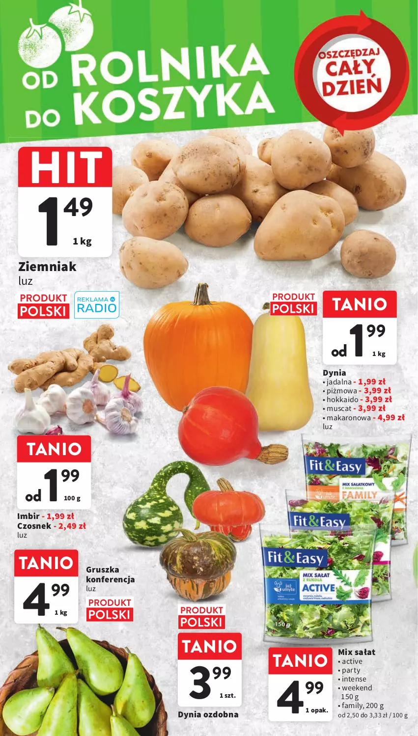 Gazetka promocyjna Intermarche - Gazetka Intermarche - ważna 26.10 do 31.10.2023 - strona 16 - produkty: Czosnek, Fa, Imbir, Makaron, Mus, Sałat