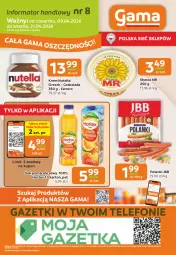 Gazetka promocyjna Gama - Gazetka Gama - Gazetka - ważna od 21.04 do 21.04.2026 - strona 12 - produkty: Sok pomarańczowy, Nutella, Sok, Ser, Telefon, Czekolada, Ferrero, Słynne, Lanki, Hortex