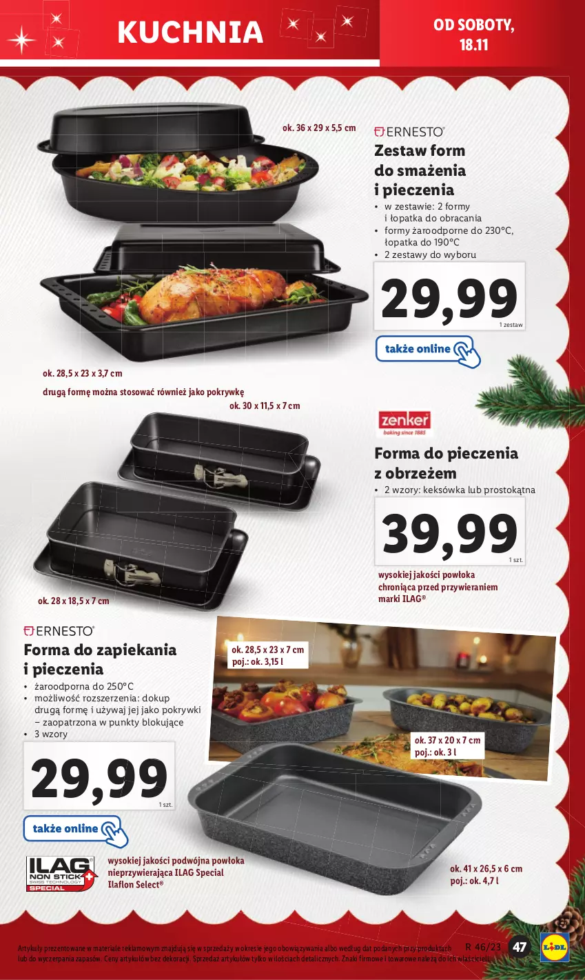 Gazetka promocyjna Lidl - GAZETKA - ważna 13.11 do 18.11.2023 - strona 49 - produkty: Forma do pieczenia, Keksówka, Kuchnia, Piec, Por, Sok