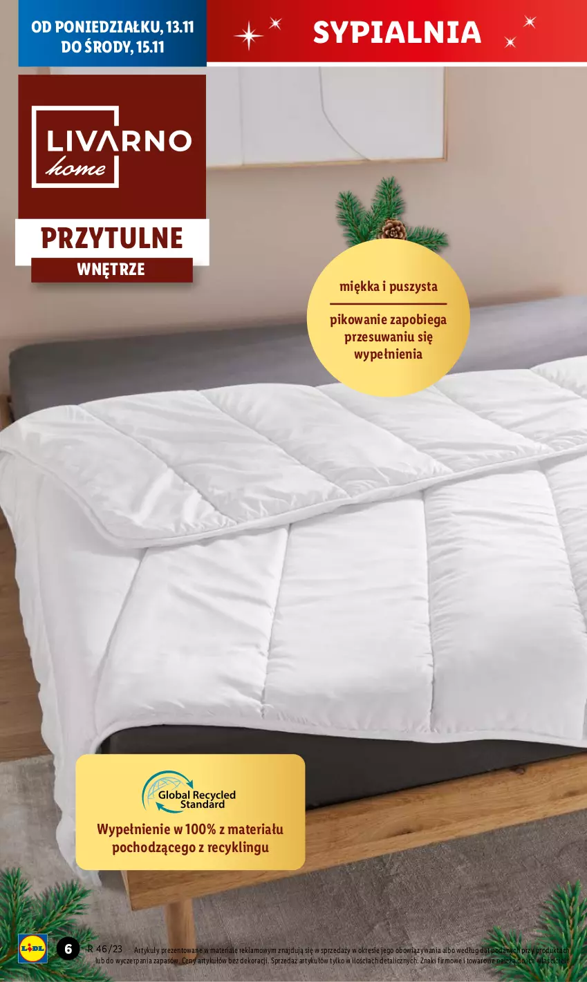 Gazetka promocyjna Lidl - GAZETKA - ważna 13.11 do 18.11.2023 - strona 8 - produkty: Control, Sypialnia