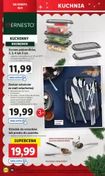 Gazetka promocyjna Lidl - GAZETKA - Gazetka - ważna od 18.11 do 18.11.2023 - strona 54 - produkty: Piec, Praska, Sok, Por, Kuchnia, Pojemnik, Uchwyty, Sałat, Zestaw sztućców, Dziadek do orzechów