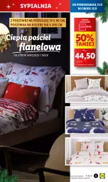 Gazetka promocyjna Lidl - GAZETKA - Gazetka - ważna od 18.11 do 18.11.2023 - strona 7 - produkty: Sypialnia, Pościel, Pościel flanelowa, Poszewka