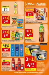 Gazetka promocyjna Auchan - Gazetka 30 Lat Supermarket Auchan - Gazetka - ważna od 10.06 do 10.06.2026 - strona 7 - produkty: Mus, Old Spice, Dezodorant, Pasta do zębów, 7 Days, Rogal, Olej rzepakowy, Haribo, Napój, Olej