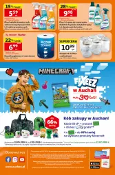 Gazetka promocyjna Auchan - Gazetka 30 Lat Supermarket Auchan - Gazetka - ważna od 10.06 do 10.06.2026 - strona 8 - produkty: Ludwik, Minecraft, Gra, Spray do czyszczenia, Papier, Dezodorant, Ręcznik