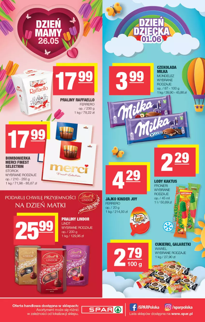 Gazetka promocyjna Spar - Spar - ważna 19.05 do 29.05.2024 - strona 8 - produkty: Fa, Ferrero, Merci, Praliny, Raffaello