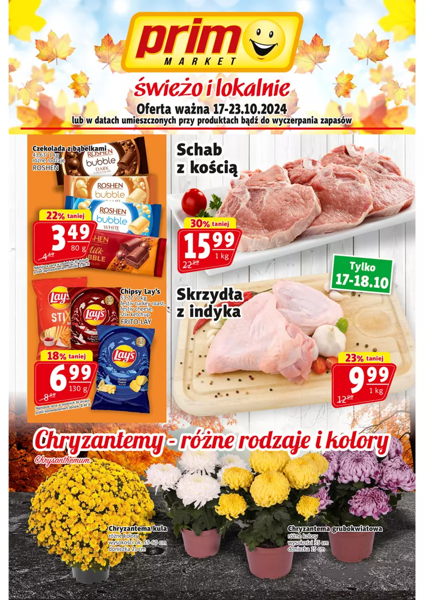 Gazetka promocyjna Prim Market - ważna 17.10 do 23.10.2024 - strona 1 - produkty: Czekolada, Fa, Sok