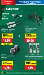 Gazetka promocyjna Lidl - GAZETKA - Gazetka - ważna od 12.07 do 12.07.2025 - strona 34 - produkty: Parkside, Klej