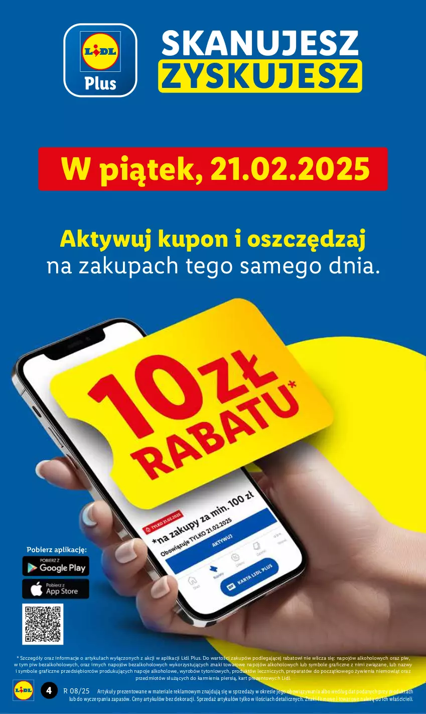 Gazetka promocyjna Lidl - GAZETKA - ważna 20.02 do 22.02.2025 - strona 4 - produkty: Gra, Karmi, Napoje, Znicz