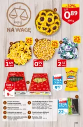 Gazetka promocyjna Auchan - Szkoła oszczędzania Temat PrzeSmaczne oferty Hipermarkety - Gazetka - ważna od 10.08 do 10.08.2022 - strona 15 - produkty: Krówki mleczne, Ciastka, Jutrzenka, Lack, Mola, Popcorn, Kukurydza