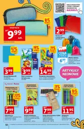 Gazetka promocyjna Auchan - Szkoła oszczędzania Temat PrzeSmaczne oferty Hipermarkety - Gazetka - ważna od 10.08 do 10.08.2022 - strona 32 - produkty: Sok, Ser, Por, Gra, Długopis, Flamastry, Cień, Tusz, Panda, LG, Fa