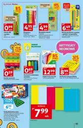 Gazetka promocyjna Auchan - Szkoła oszczędzania Temat PrzeSmaczne oferty Hipermarkety - Gazetka - ważna od 10.08 do 10.08.2022 - strona 33 - produkty: Por, Mop, Gra, Papier, Karteczki samoprzylepne, Długopis, Fa