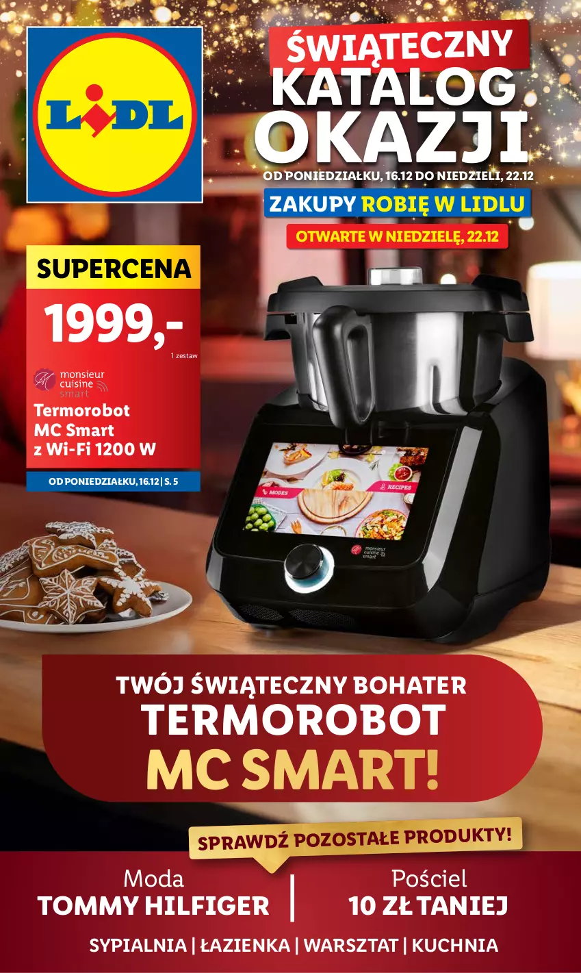 Gazetka promocyjna Lidl - GAZETKA - ważna 16.12 do 22.12.2024 - strona 1 - produkty: Kuchnia, Moda, Pościel, Robot, Sypialnia