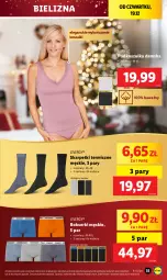 Gazetka promocyjna Lidl - GAZETKA - Gazetka - ważna od 22.12 do 22.12.2024 - strona 37 - produkty: Ser, Karp, Kosz, Skarpetki, Koszulka, Bielizna, Bokserki