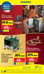 Gazetka promocyjna Lidl - GAZETKA - Gazetka - ważna od 22.12 do 22.12.2024 - strona 40 - produkty: Stół warsztatowy, Kolejka, Kuchnia, Stół, Drewniana kolejka, Olej