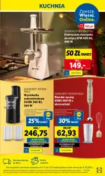 Gazetka promocyjna Lidl - GAZETKA - Gazetka - ważna od 22.12 do 22.12.2024 - strona 41 - produkty: Silvercrest, Wyciskarka wolnoobrotowa, Blender ręczny, Blender, Kuchnia, Szynka, Wyciskarka, Maszynka