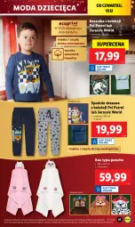 Gazetka promocyjna Lidl - GAZETKA - Gazetka - ważna od 22.12 do 22.12.2024 - strona 45 - produkty: Sok, Koc, Kosz, Koszulka, Dres, Moda, Dzieci, Spodnie, Spodnie dresowe, Jurassic World, Psi Patrol